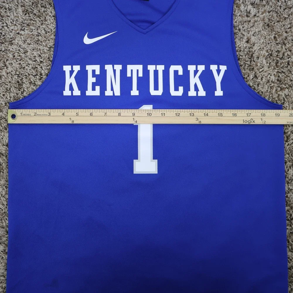Nike Kentucky Wildcats Devin Booker Elite Basketball Jersey Small Blue NCAA - Picture 14 of 16